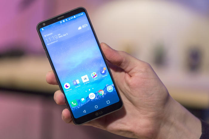 Tela do celular LG G6