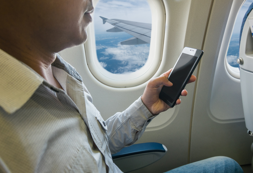 Acesso à internet no avião